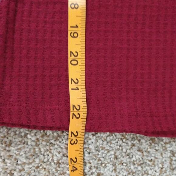 Ultra Flirt Waffle Knit Henley Top Size M NEW - Picture 9 of 9
